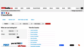 What Classifieds.webindia123.com website looks like in 2024 