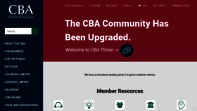 What Cobar.org website looks like in 2024 