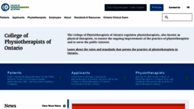 What Collegept.org website looks like in 2024 