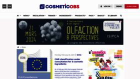 What Cosmeticobs.com website looks like in 2024 