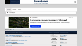 What Canio.ru website looks like in 2024 