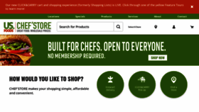 What Chefstore.com website looked like in 2024 (1 year ago)