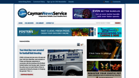 What Caymannewsservice.com website looks like in 2024 