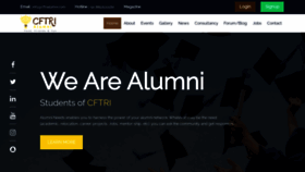 What Cftrialumni.com website looks like in 2024 
