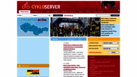 What Cykloserver.cz website looks like in 2024 