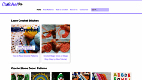 What Crochetme.com website looks like in 2024 