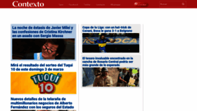 What Contextotucuman.com website looked like in 2024 (1 year ago)