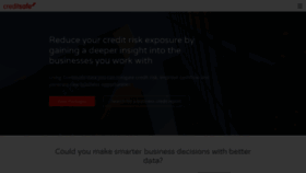 What Creditsafe.com website looks like in 2024 