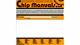 What Chipmanuals.com website looks like in 2024 