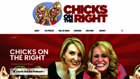 What Chicksonright.com website looks like in 2024 