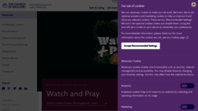 What Churchofengland.org website looks like in 2024 