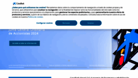 What Caixabank.com website looked like in 2024 (1 year ago)