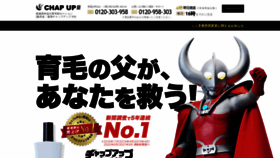 What Chapup.jp website looks like in 2024 