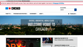 What Chicago.gov website looks like in 2024 