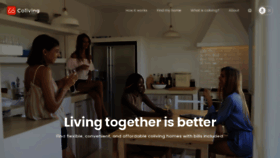 What Coliving.com website looks like in 2024 