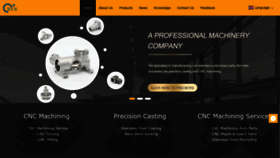 What Castingcncmachining.com website looks like in 2024 
