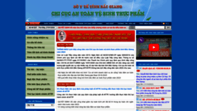What Chicucattpbacgiang.com website looks like in 2024 