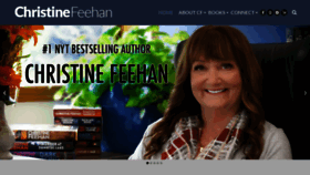 What Christinefeehan.com website looks like in 2024 