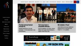 What Chess.cz website looked like in 2024 (2 years ago)