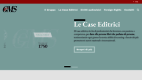 What Cadoinpiedi.it website looks like in 2024 