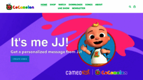 What Cocomelon.com website looked like in 2024 (1 year ago)