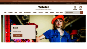 What Chapellerie-traclet.com website looks like in 2024 