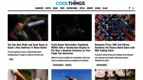 What Coolthings.com website looks like in 2024 