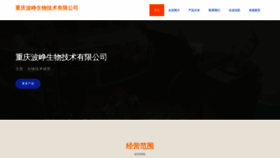 What Cqbozheng.com website looks like in 2024 