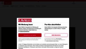 What Cavallo.de website looked like in 2024 (1 year ago)