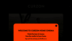 What Curzonhomecinema.com website looks like in 2024 