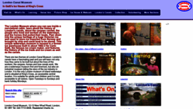 What Canalmuseum.org.uk website looks like in 2024 