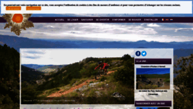 What Causses-cevennes.com website looks like in 2024 