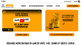 What Cafejoyeux.com website looks like in 2024 