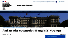 What Consulfrance.org website looks like in 2024 