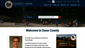 What Countyofdane.com website looks like in 2024 