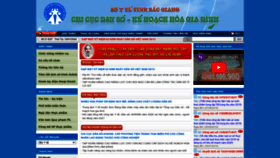 What Chicucdansobacgiang.com website looks like in 2024 