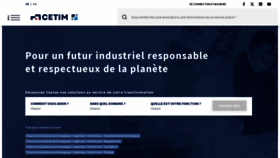 What Cetim.fr website looks like in 2024 