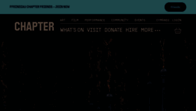 What Chapter.org website looks like in 2024 