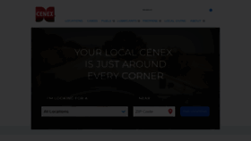What Cenex.com website looks like in 2024 