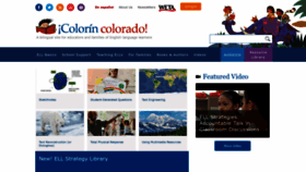 What Colorincolorado.org website looks like in 2024 