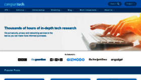 What Comparitech.com website looks like in 2024 