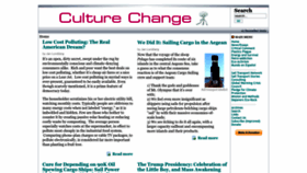 What Culturechange.org website looks like in 2024 