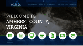 What Countyofamherst.com website looks like in 2024 