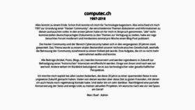 What Computec.ch website looked like in 2024 (1 year ago)