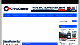 What Crew-center.com website looks like in 2024 