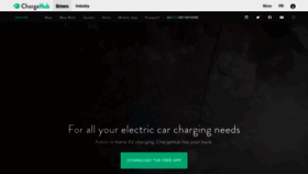 What Chargehub.com website looks like in 2024 