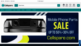 What Cellspare.com website looked like in 2024 (1 year ago)