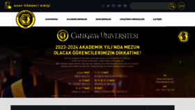 What Cankaya.edu.tr website looks like in 2024 