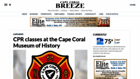 What Cape-coral-daily-breeze.com website looks like in 2024 