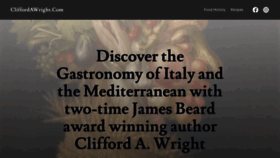 What Cliffordawright.com website looked like in 2024 (1 year ago)